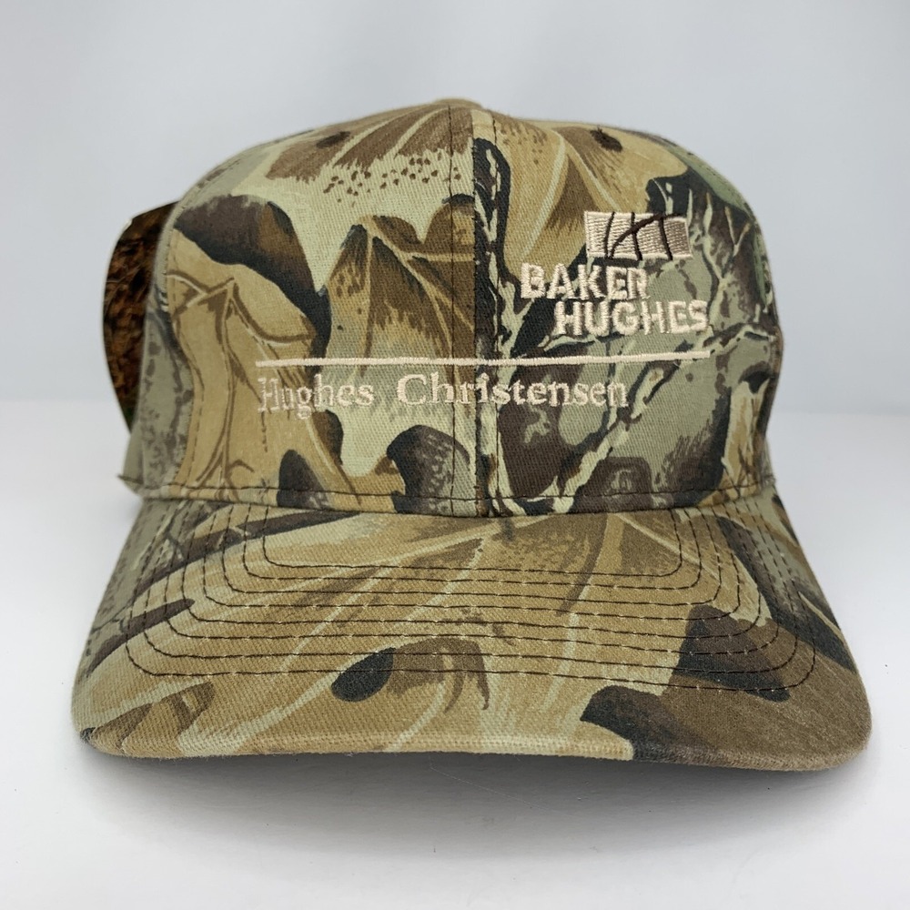Baker Huges Christensen Advantage Camo Hat Head To Toe Adjustable Snapback Cap